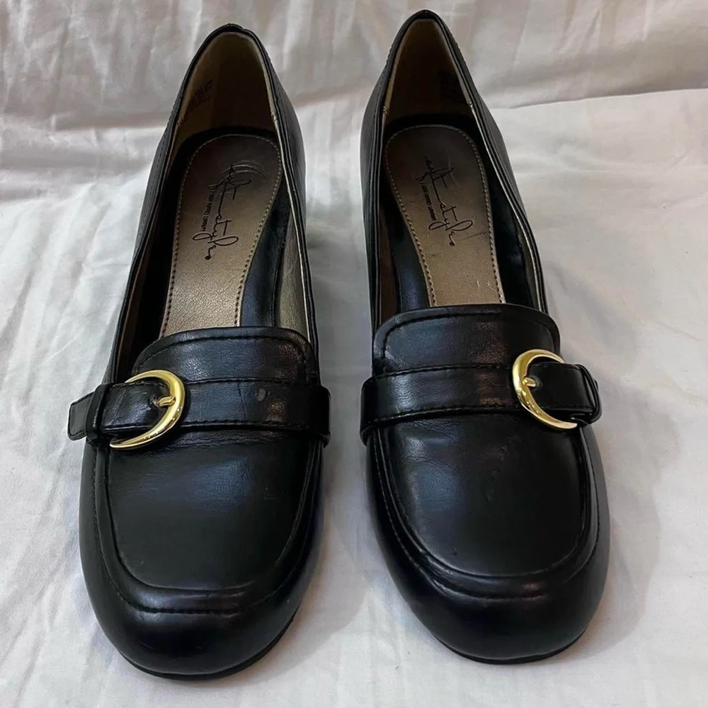 Hush Puppies black studious